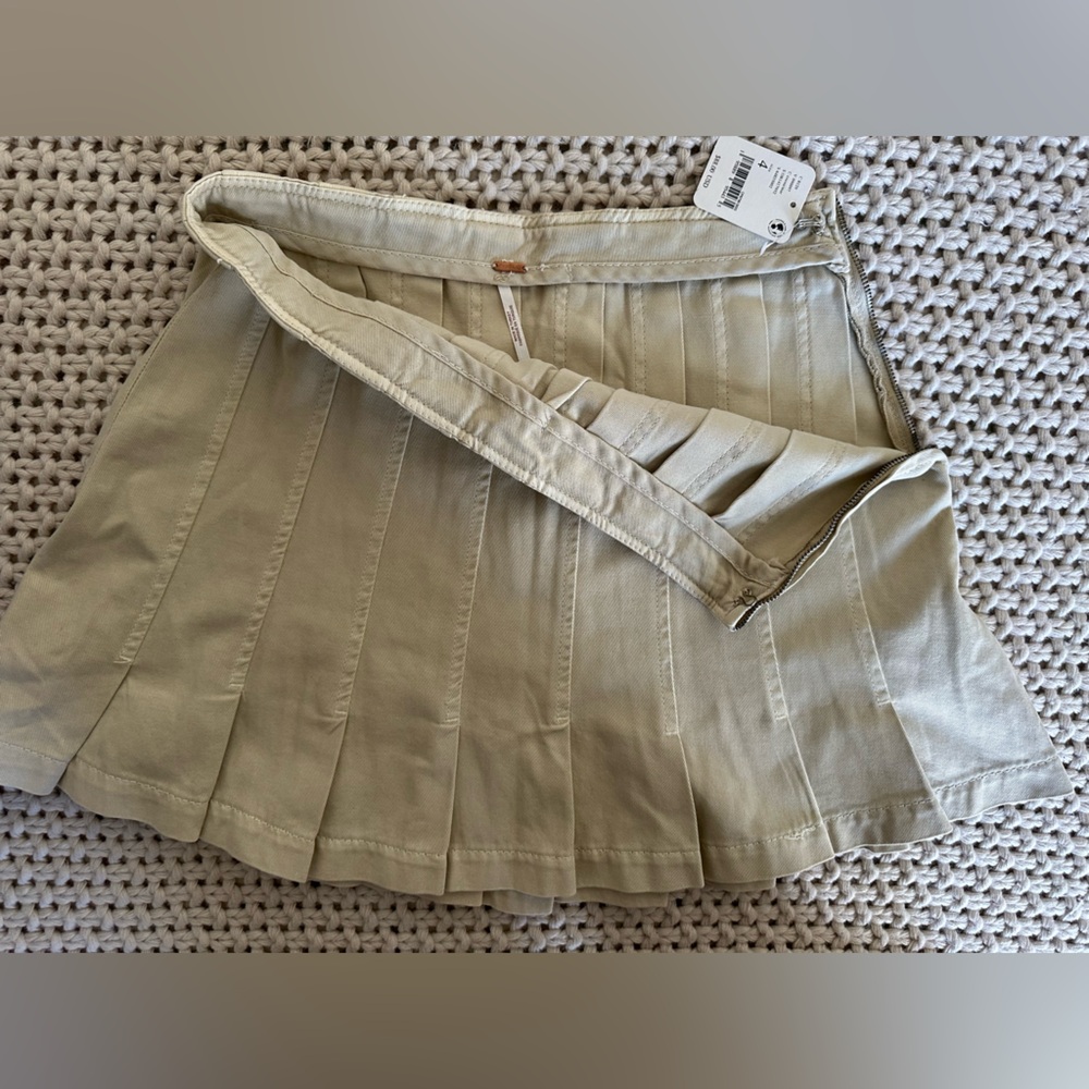 Free People Poppy Pleated Mini Skirt - Picture 3 of 5